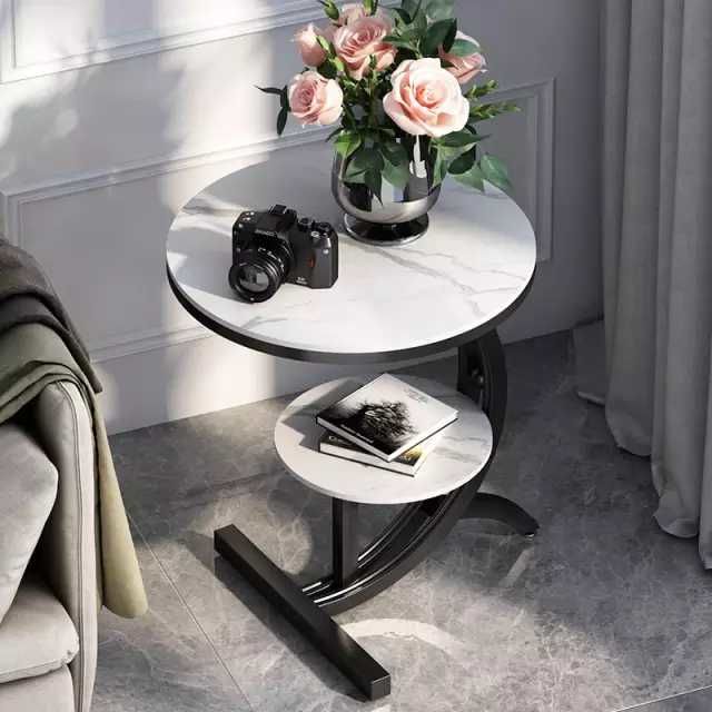 Yan Sehpa Oval Ayaklı